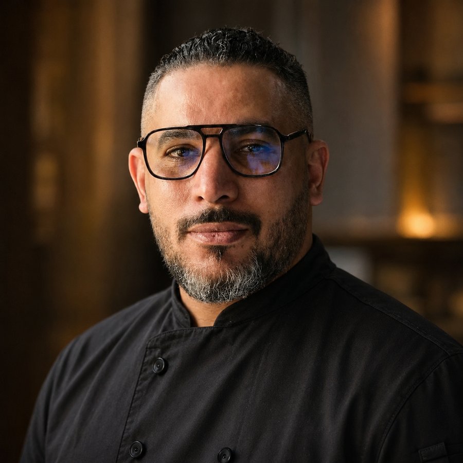 Chef Aziz Mountassar, founding chef of Niku Kitchen.Sushi.Bar in Zionsville, Indiana